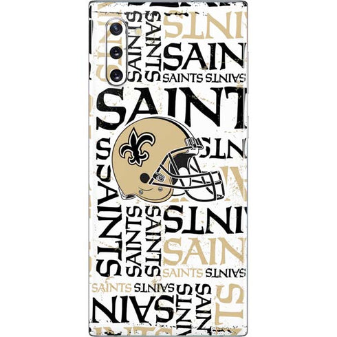 NFL New Orleans Saints - Blast Galaxy Note 10 Skin